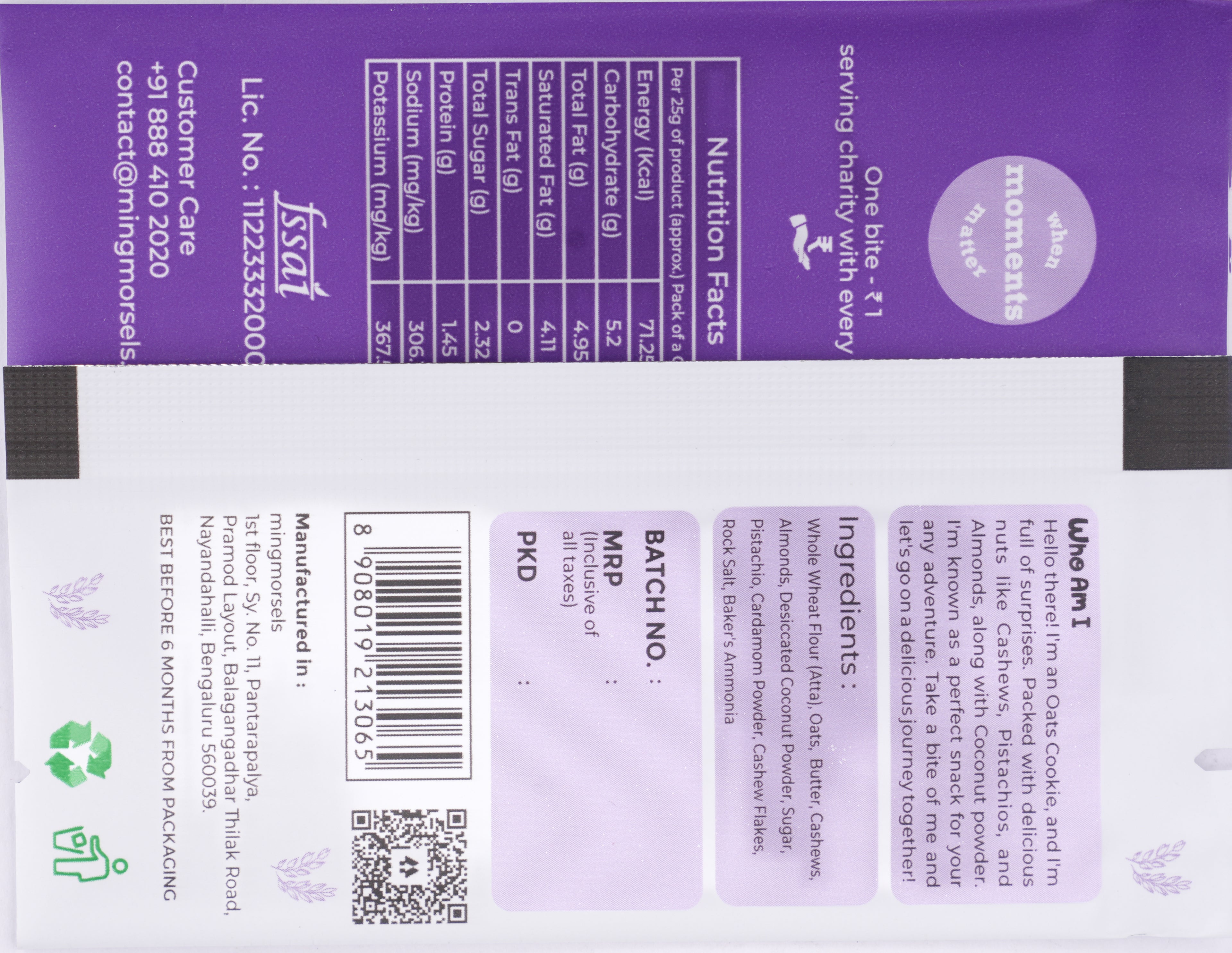 Oats Nuts Cookies - mingmorsels