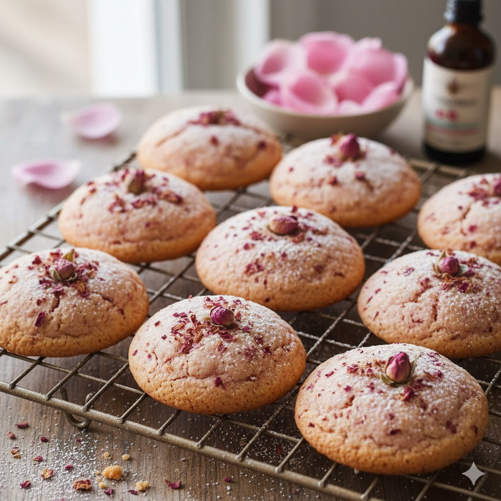 Rose Cookies - mingmorsels